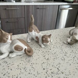 Lladro 3 cats bundle